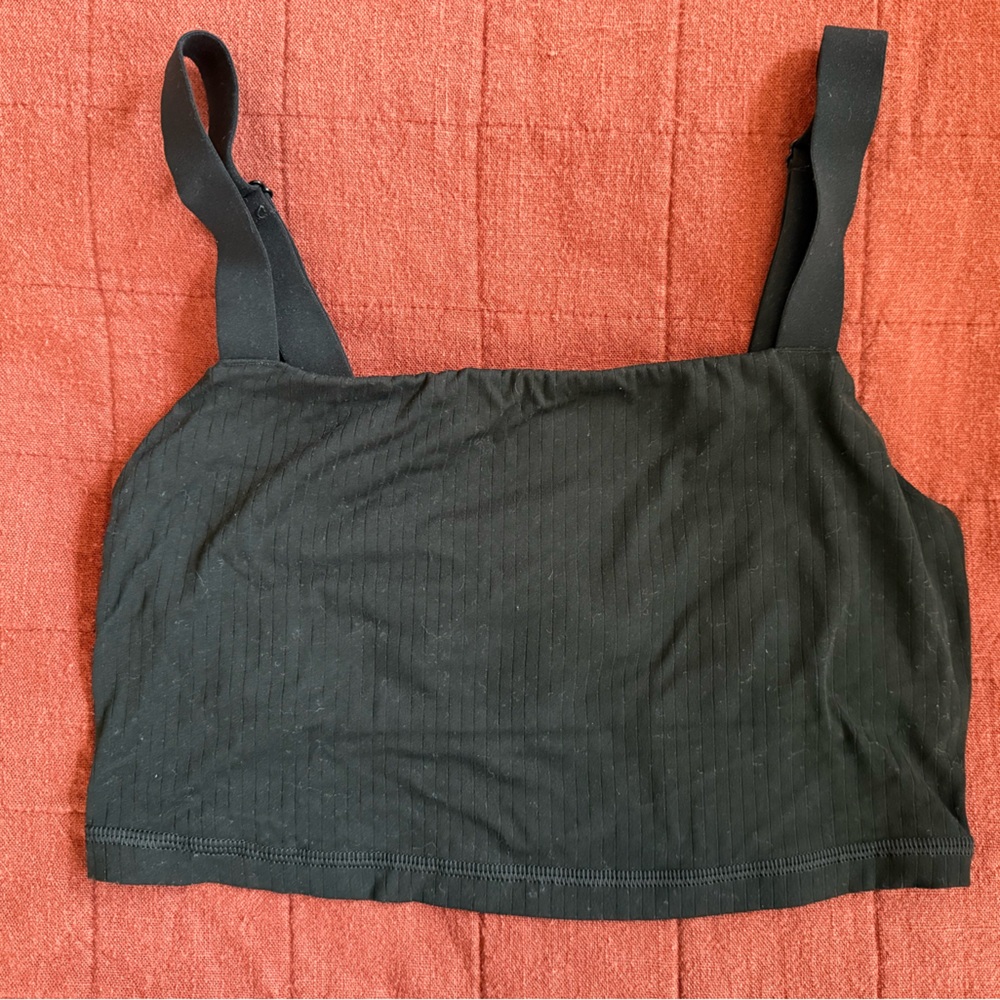 Aerie Black OFFLINE Top